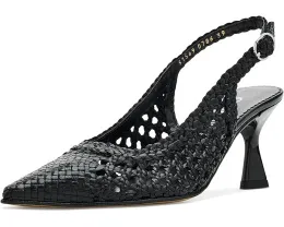 Туфли-лодочки Pump с плетеной кожей и застежкой-пряжкой La Canadienne