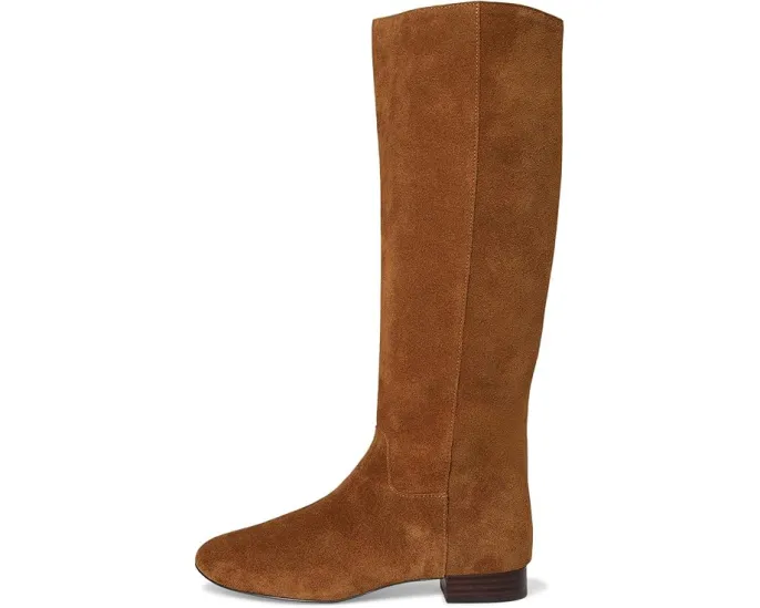 Высокие сапоги Madewell Taylor из замши с круглым носком