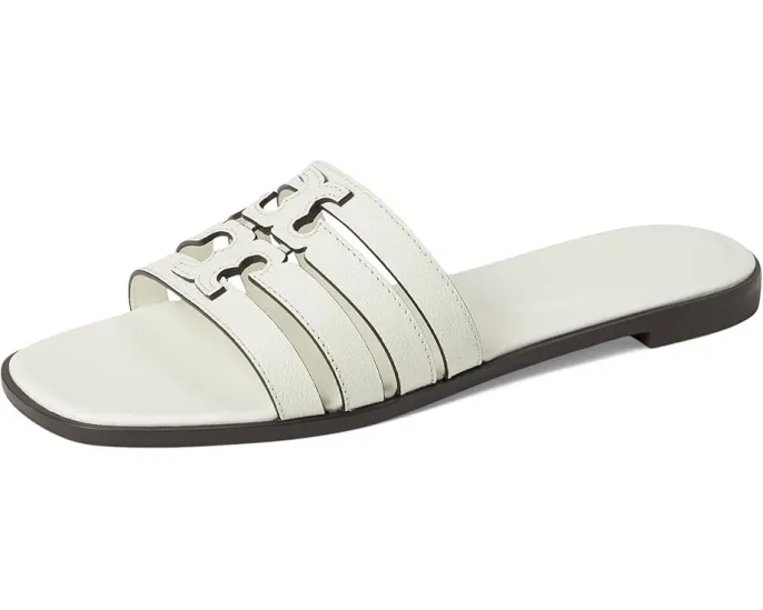 Сандалии Tory Burch Ines Cage Slides с плетеным верхом в стиле кейдж