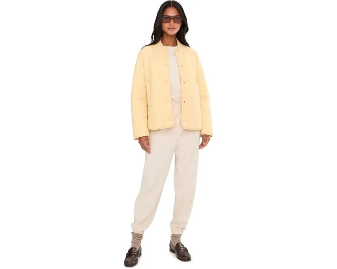 Куртка Varley Luca стеганая с застежкой на пуговицы-кнопки