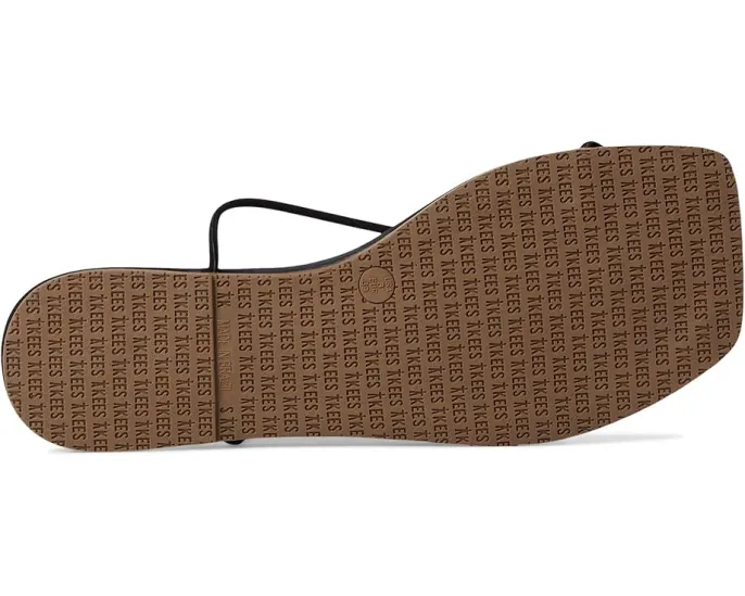 Сандалии Simone с квадратным носком и переплетенным ремешком из замши TKEES