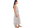 Petite Paisley Georgette Handkerchief-Hem Dress