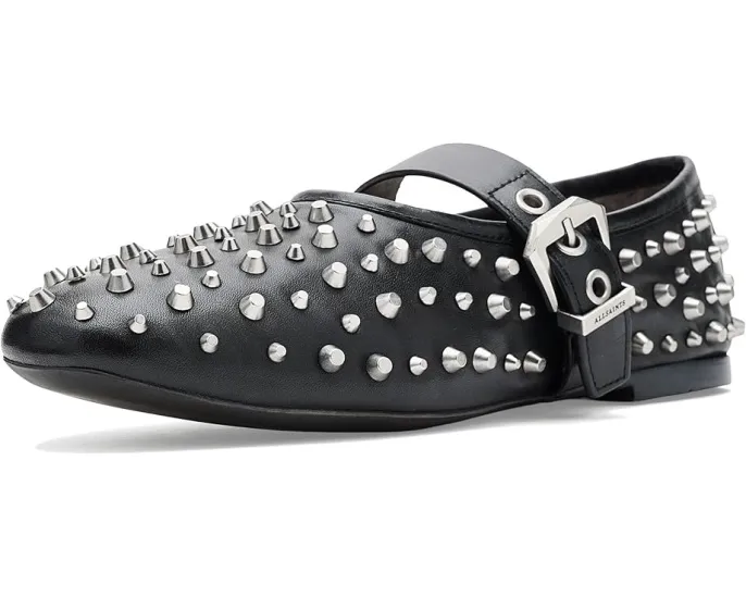 Туфли AllSaints Sabine с декоративными заклепками и квадратным носком