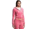 Толстовка Juicy Couture Solid Classic с капюшоном и стразовым логотипом