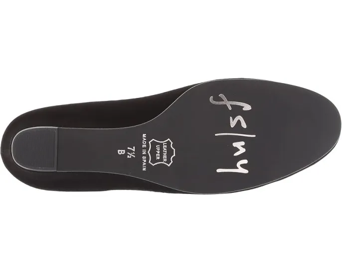 Туфли French Sole Cubic Wedge Heel на клиновидном каблуке с V-образным вырезом