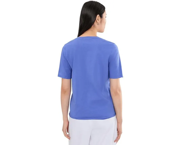Футболка Raw Hem V Neck с принтом Celiora Johnny Was