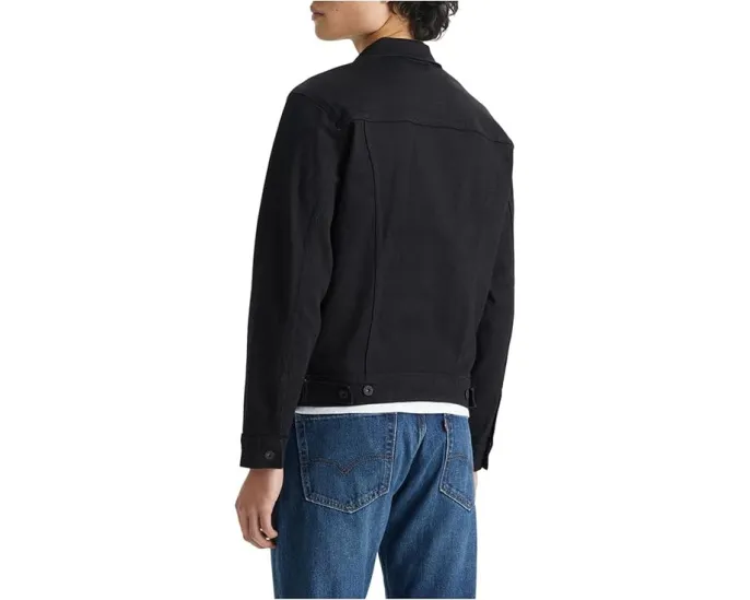 Джинсовая куртка премиум-класса Levi's® Premium с накладными карманами и прямой линией низа