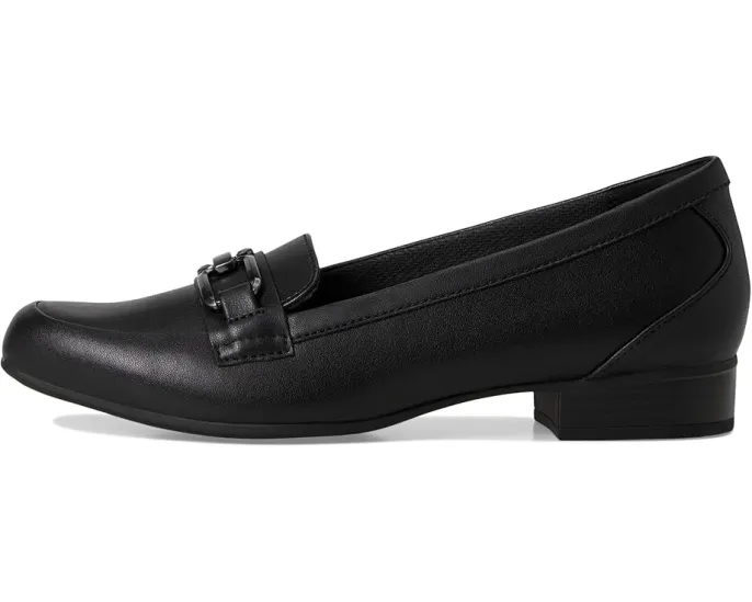 Лоферы Juliet Echo от Clarks из кожи с декором horsebit и каблуком