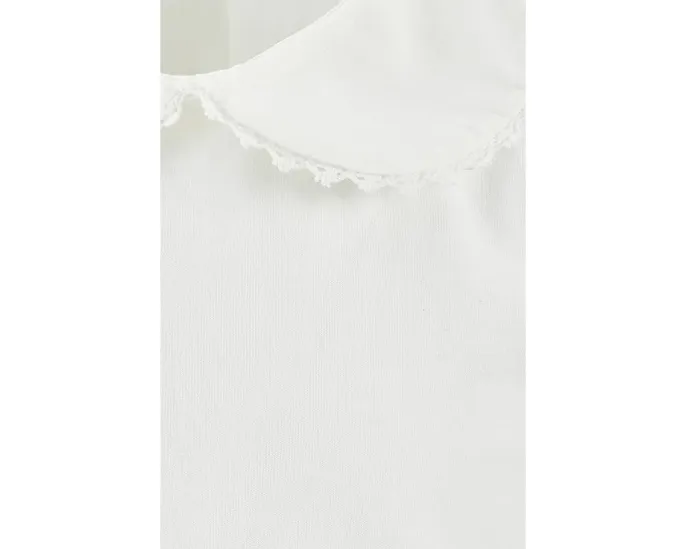 Блузка для девочек с рукавами-фонариками и кружевом Janie and Jack