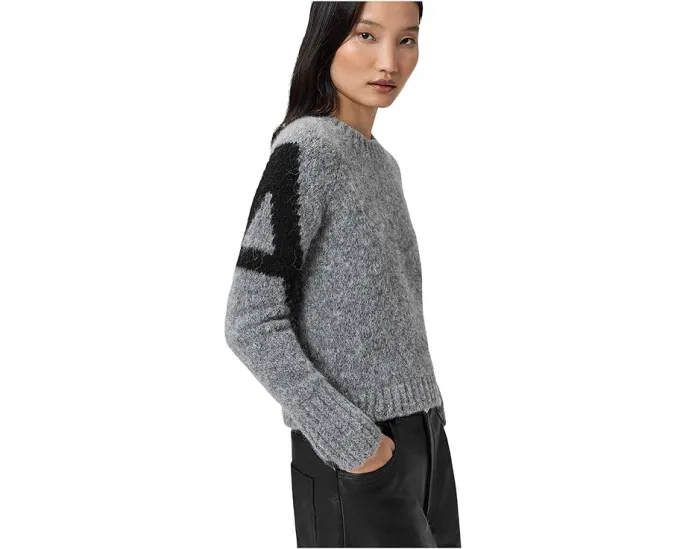 Джемпер AllSaints Sylvie с резинками из альпаки