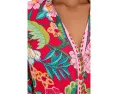 Короткое платье Short Printed Rayon с поясом на завязках от Adrianna Papell