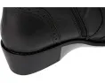 Ботильоны Spring Step Salmar из цельнозерненой кожи с перфорацией и квадратным каблуком