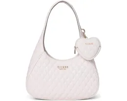 Сумка-хобо Atabey из стеганой экокожи с защитными ножками GUESS