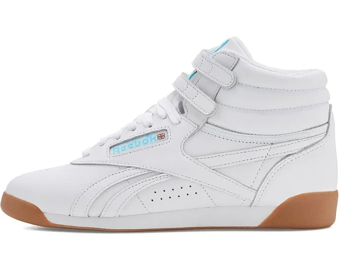 Кроссовки Freestyle Hi Reebok синие с белым