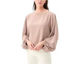 Топ Trina Turk Ursa 2 с длинными рукавами баллон и лодочкой