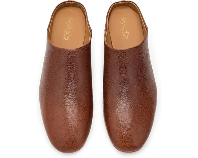 Мюли Napa Valley с гладким кожаным верхом и клиновидным каблуком