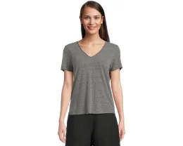 Футболка Michael Stars Vera Tee с V-образным вырезом и коротким рукавом