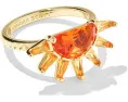 Кольцо Kendra Scott Samantha Sun Band Ring с золотым покрытием