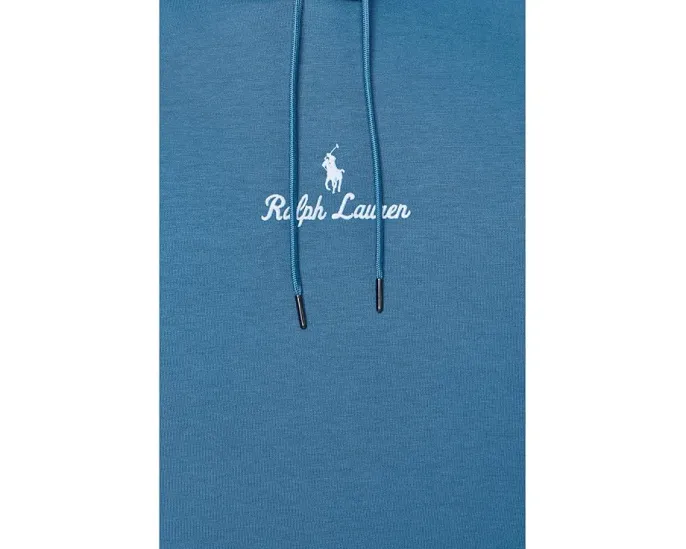 Толстовка Polo Ralph Lauren Logo Double-Knit Hoodie с логотипами и молнией