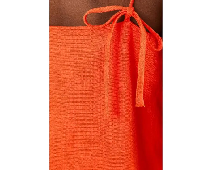 Платье Hideaway Linen Tie Strap Sanctuary из льна на завязках