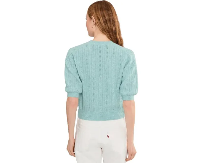 Свитер Madewell Charm Stitch Hazel Twinset Tee с короткими рукавами и вязкой