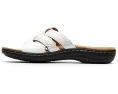 Сандалии Laurieann Opal Clarks из кожи с регулируемыми пряжками и мягкой амортизацией