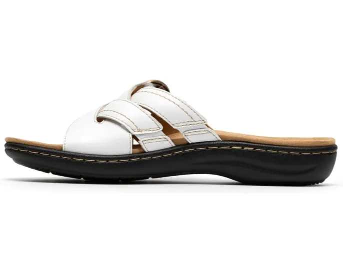 Сандалии Laurieann Opal Clarks из кожи с регулируемыми пряжками и мягкой амортизацией