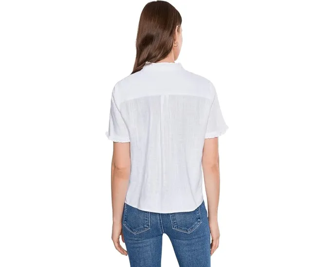 Рубашка Vince Camuto с коротким рукавом и жабо