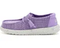 Hey Dude кроссовки Wendy Stretch Sox для детей из фиолетового трикотажа