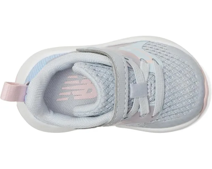 Детские кроссовки New Balance Rave Run v2 с эластичными шнурками и верхней липучкой для малышей