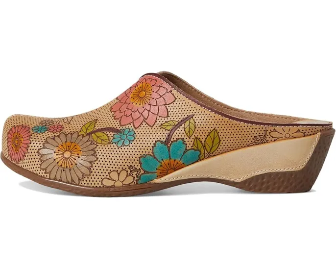 L'Artiste by Spring Step Клуоги Chienti с перфорированной кожей и ручной росписью