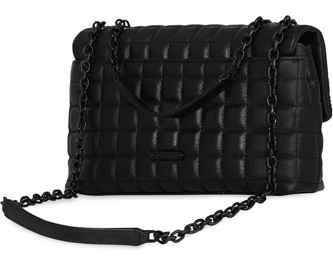 Rebecca Minkoff Средняя сумка Edie через плечо с плетением и цепным ремнем
