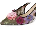 Босоножки Blue by Betsey Johnson Dian на шпильке с цветочным принтом и котячьим каблуком
