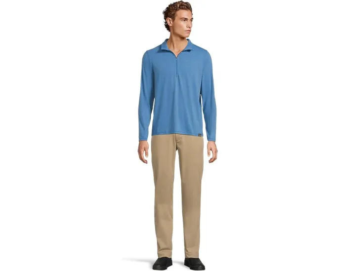 Рубашка L.L.Bean Everyday SunSmart 1/4 Zip с защитой от солнца и молнией на четверть