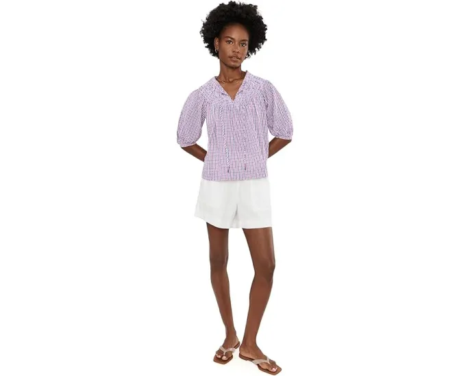 Топ Devin Top с V-образным вырезом Vineyard Vines с завязками