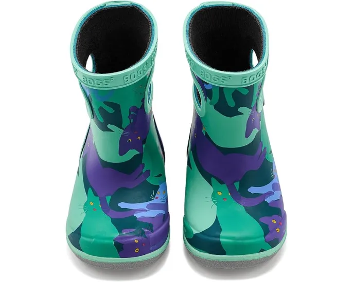 Детские сапоги Bogs Kids Skipper II Catmo с принтом котиков