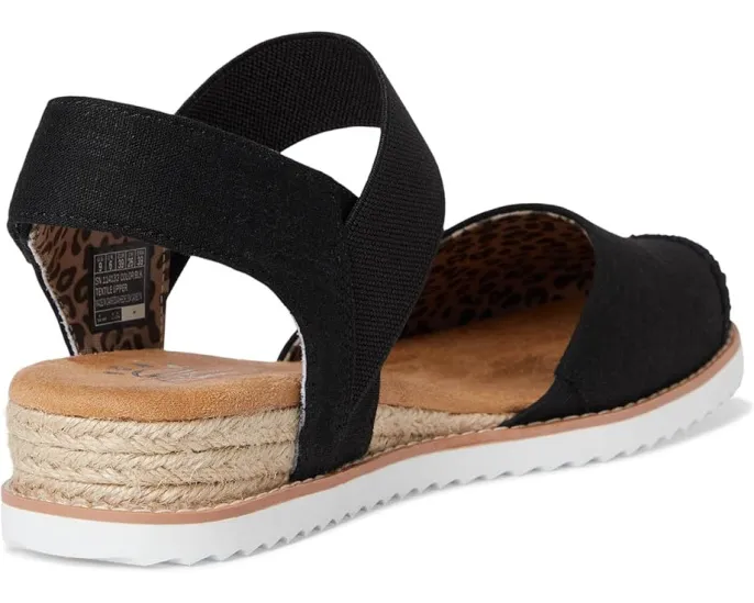 Сандалии BOBS from SKECHERS Desert Kiss Sun Shining на джутовой подошве
