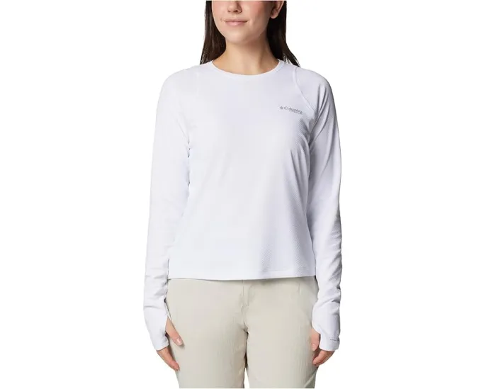 Колумбия Лонгслив Summit Valley с защитой от солнца UPF 50 и отверстиями для большого пальца