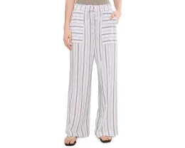 Широкие брюки Splendid Stella с отделкой из льна и эластичным поясом