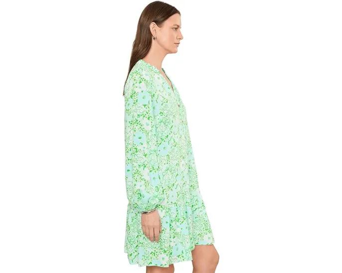 Туника Shaley Tunic Dress Lilly Pulitzer с воротником рюш и пуговицами