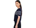Petite Short Sleeve Crew Neck Sweater