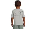Футболка Vineyard Vines с коротким рукавом и карманом в виде кита для детей