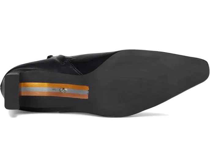 Ботильоны Saige Sam Edelman с архитектурным каблуком и застежкой-молнией