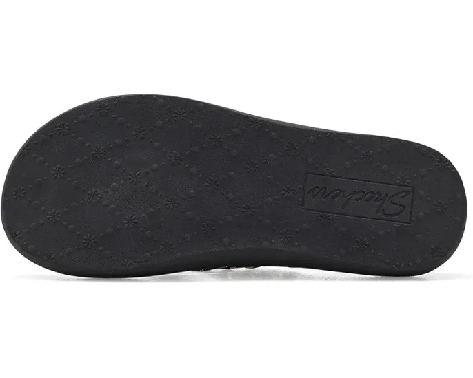 Skechers Шлепанцы Asana Luxe Shimmer Days черные