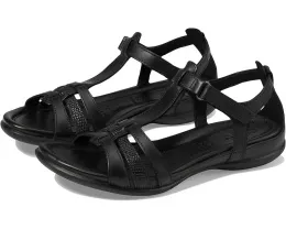 ECCO сандалии Flash T-Strap Sandal с кожаной стелькой и подошвой из ПУ