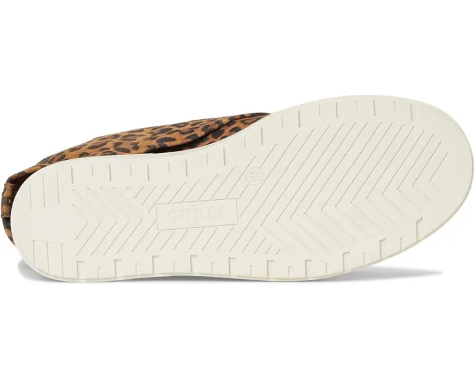 Ботинки GUESS Guinna с джинсовым верхом и клиновидным каблуком