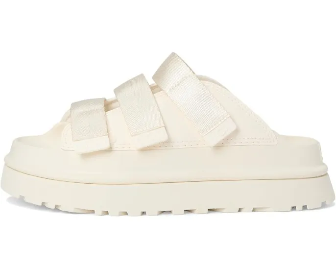 Сандалии UGG Goldenglow Slide с регулируемыми ремешками из переработанных волокон