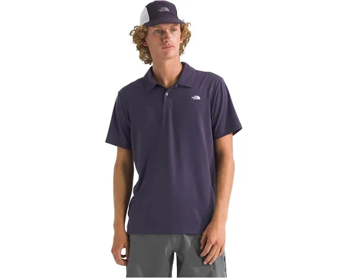 Поло The North Face Adventure с ребристым воротником и короткими рукавами
