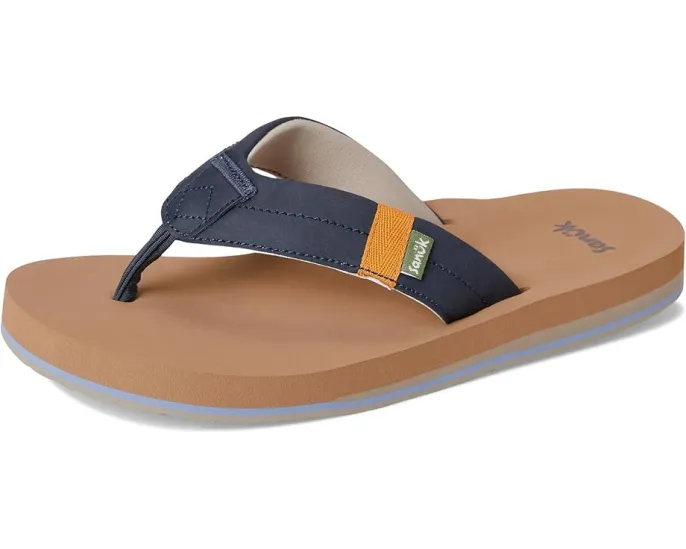 Sanuk Sawyer мюли из мягкого льна с пробковой стелькой и открывалкой для бутылок