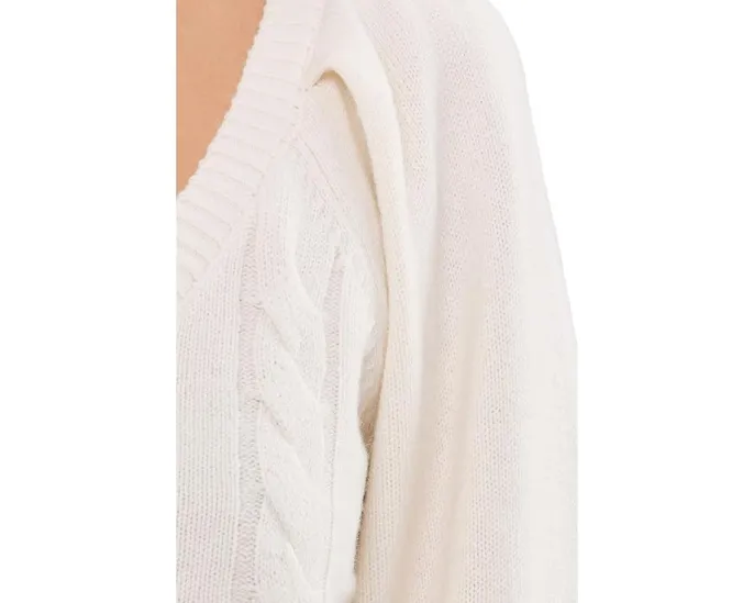 Свитер Madewell Femme Carlia с V-образным вырезом из шерсти мериноса